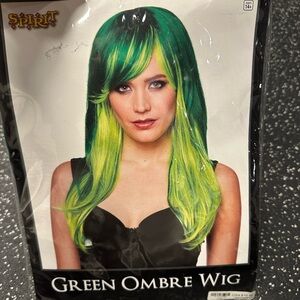 Green Ombré Wig